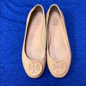 Tory Burch Minnie Ballet Flats Size 7.5 Goan Sand
